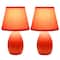 Creekwood Home Nauru 9.5" Petite Oblong Table Lamp